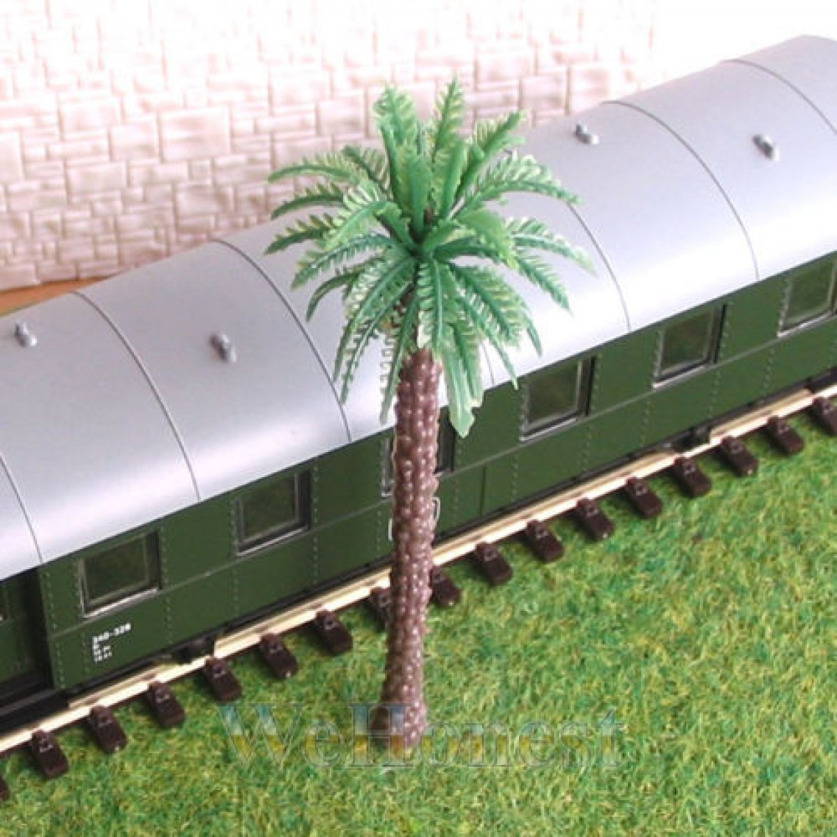 20 pcs HO or OO scale Coconut Palm Trees 90mm #M004